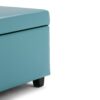 Avalon - Storage Ottoman Bench - Soft Blue - Image 5