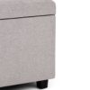 Cosmopolitan - Storage Ottoman - Cloud Gray - Image 8