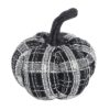 Halloween Pumpkin Decor Set, For Holiday Halloween Decoration (Set of 6) - Black / White - Image 5