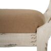 Harlow - Bench, Farmhouse / French Country Style Vanity Chair - Beige / White - Image 9