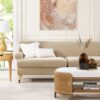 Alana Lawson - Two Cushion Tightback Sofa - Fawn Brown - Image 13
