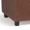 Avalon - Storage Ottoman - Distressed Saddle Brown - Image 4