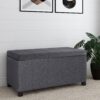 Dover - Storage Ottoman Bench - Slate Gray - Image 7