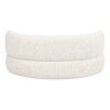 Shep - Curved Dog Sofa Bed Medium - Ivory White - Image 3