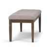 Waverly - Tufted Ottoman Bench - Cloud Gray - Image 3