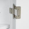 Triangle Bathroom Storage Cabinet With Adjustable Shelves, Freestanding Floor Cabinet For Home Kitchen - White - Image 24