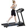 Treadmills For Home, Electric Treadmill With Automatic Incline, Foldable 3.5Hp Workout Running Machine Walking, Double Running Board Shock Absorption Pulse Sensor Bluetooth Speaker App Fitshow - Black - Image 24