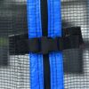 14Ft Trampoline For Adults & Kids With Basketball Hoop, Outdoor Trampolines With Ladder And Safety Enclosure Net For Kids And Adults, Double-Side Color Cover - Blue - Image 11