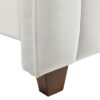 Addison - King Tufted Panel Bed Frame - Cloud White - Image 9