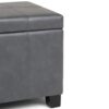 Dover - Storage Ottoman Bench - Stone Gray - Image 8