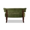 Jared - Roll Arm Tufted Bench Settee - Olive Green - Image 6