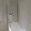 Bathtub Screen Framless Shower Door Tempered Glass Shower Panel - Transparent - Image 6