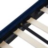 Aspen - Queen Vertical Tufted Headboard Platform Bed Set - Navy Blue - Image 9