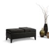 Oregon - Storage Ottoman Bench With Tray - Midnight Black - Image 9