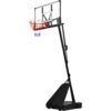 Portable Basketball Hoop Basketball System 8-10Ft Height Adjustable For Youth Adults LED Basketball Hoop Lights, Colorful Lights, Waterproof, Super Bright To Play At Night Outdoors, Good Gift For Kids - Black - Image 10