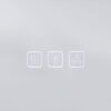 40*30" LED Bathroom Beveled Mirror, 3000 - 6000K Gradient Front And Backlit LED Mirror For Bathroom, 3 Colors Dimmable, Ip54 Enhanced Anti - Fog, Hanging Plates Wall Mount Lighted Mirror - Gray - Image 7