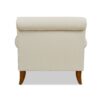 Alana Lawson - Accent Arm Chair Metal Casters - Light Beige - Image 3