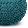 Grafton - Velvet Round Pouf - Teal - Image 5