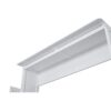 Queen Size Murphy Wall Bed With Shelves And LED Lights - White - Image 13