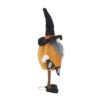 Standing Gnome With Gnome & Holding Banner, For Halloween Decor (Set of 2) - Black / Orange / White - Image 5