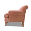 Alana Lawson - Three Cushion Tightback Sofa - Peach Orange - Image 2