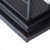 Floating Wine Bar Shelf With Glass Holder And Display Shelves - Black - Image 4