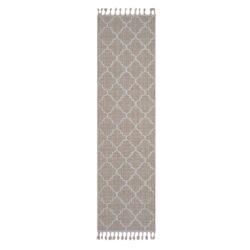 Guros - 2' X 8' Trellis Indoor / Outdoor Area Rug - Ivory