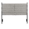 Braided Matisse - Queen Size Headboard - Black / Cream - Image 2