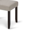 Acadian - Parson Dining Chair (Set of 2) - Light Beige - Image 6