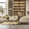 Donna - Japandi Style Boucle Sofa - Cream / Ivory - Image 6