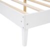 Queen Size Bed Frame With 2 Nightstands Elegant Design With Lamps - White - Image 8
