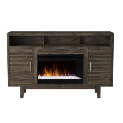 Avondale - Electric Fireplace TV Console For TVs Up To 70" - Charcoal Brown