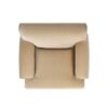Alana Lawson - Accent Arm Chair Metal Casters - Fawn Brown - Image 4