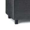 Cosmopolitan - Storage Ottoman - Distressed Black - Image 5