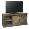 Farmhouse - TV Stand Console For TVs Up To 80" - Barnwood - Image 3