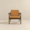 Brandon - Antique Leather Lounge Chair - Brown / Tan - Image 4