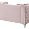 Chic Contemporary Loveseat - Pink - Image 3