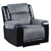 Alicia - Recliner - Gray Black - Image 3