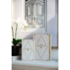 Book Boxes (Set of 2) - White / Gold - Image 8