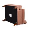 Alana Lawson - Accent Arm Chair Casters - Peach Orange - Image 7