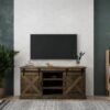 Farmhouse - TV Stand Console For TVs Up To 80" - Barnwood - Image 5