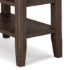 Acadian - Narrow Side Table - Farmhouse Brown - Image 3