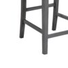 Graham - 3 Piece Small Space Counter Height Dining Table With Shelves And 2 Chairs (Set of 3) - Gray - Image 8