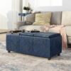Avalon - Storage Ottoman - Denim Blue - Image 8