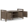 Ela - Entryway Storage Bench - Smoky Brown - Image 3