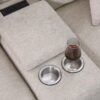 Nyeisha - Upholstered Sofa & Chaise - Beige - Image 6