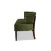Jared - Roll Arm Tufted Bench Settee - Olive Green - Image 4
