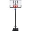 Portable Basketball Hoop Basketball System 4.76-10Ft Height Adjustable For Youth Adults LED Basketball Hoop Lights, Colorful Lights, Waterproof, Super Bright To Play At Night Outdoors, Good Gift For Kid - Black - Image 15