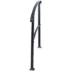 Handrails For Outdoor Steps, Fit 1 Or 3 Steps Outdoor Stair Railing, Flexible Front Porch Hand Rail, Transitional Handrails For Concrete Steps Or Wooden Stairs - Black - Image 7