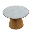 Galvanized Metal And Wood Cake Plates (Set of 2) - Brown - Image 4